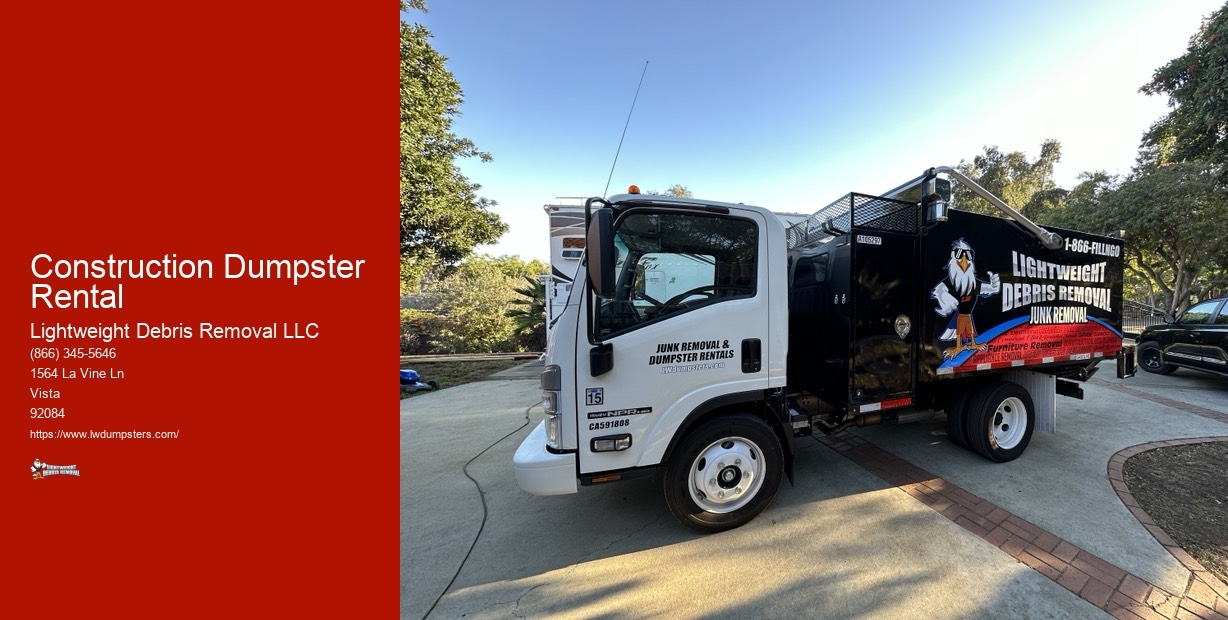 Concrete Dumpster Rental