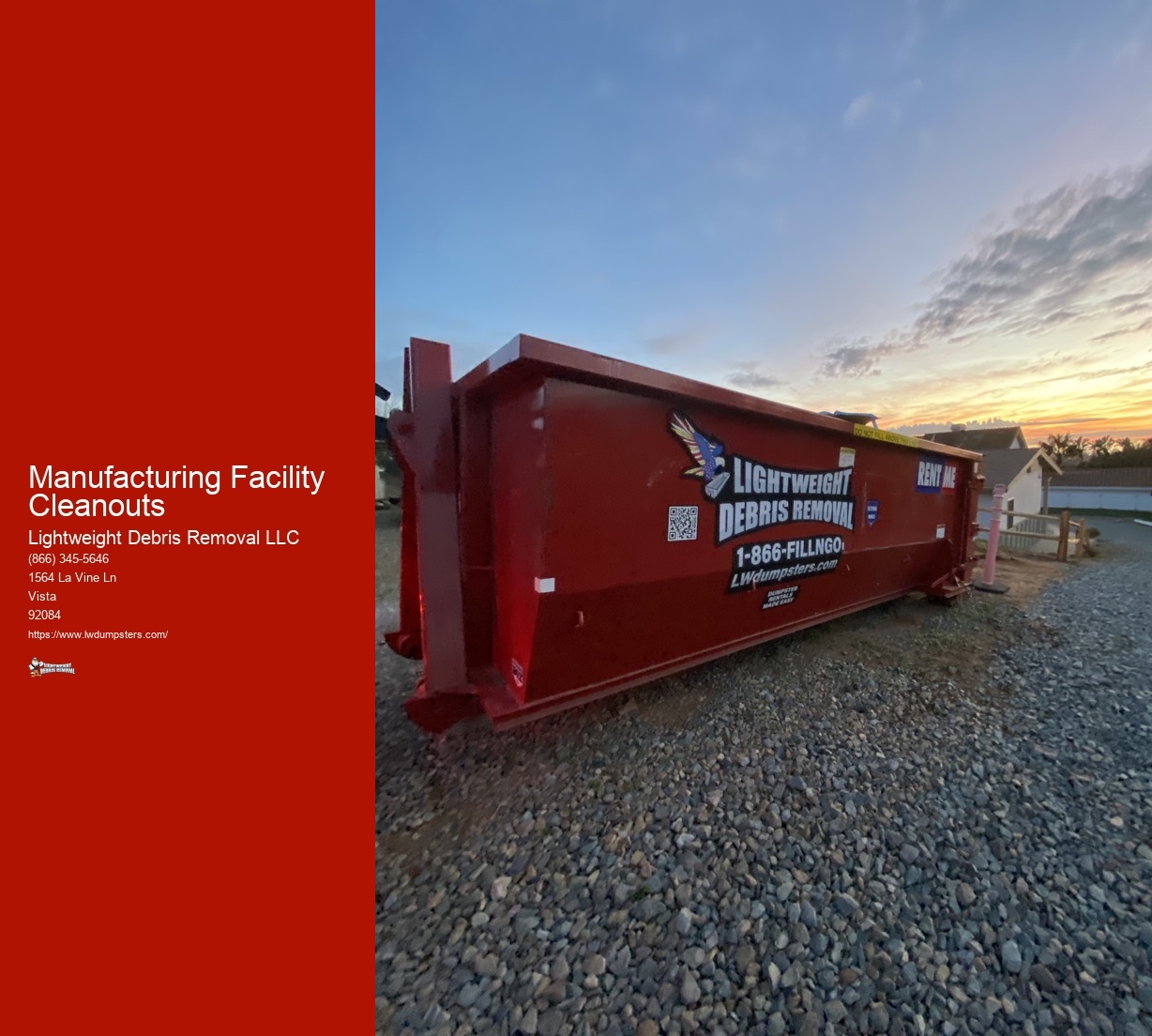 Exterior Demolition Dumpsters