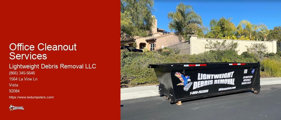 Office Cleanout Services